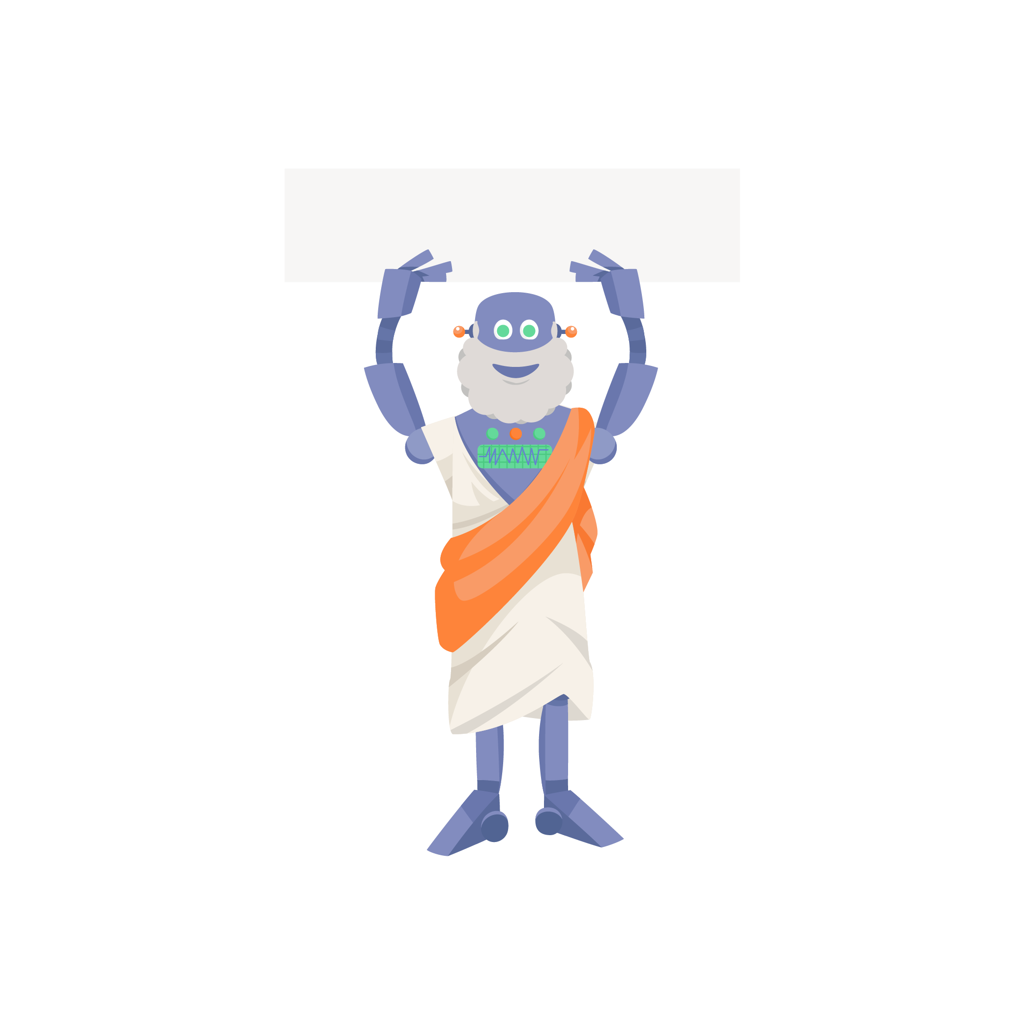 Teacher guiding students